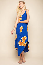 Load image into Gallery viewer, TAMMY FLORAL BLUE MAXI DRESS