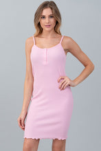 Load image into Gallery viewer, SARAH PINK RIBBED DRESS
