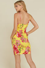 Load image into Gallery viewer, HARPER YELLOW FLORAL DRESS