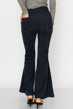 Load image into Gallery viewer, IRENE NAVY BELL BOTTOM CORDUROY PANTS