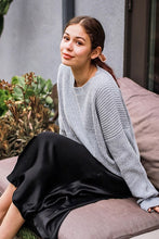 Load image into Gallery viewer, CALISTA GREY CHENILLE SWEATER