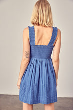 Load image into Gallery viewer, BILLY SMOCKED RUFFLE DETAIL DRESS