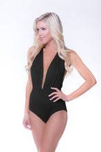 Load image into Gallery viewer, SCARLETT HEART BREAKER BLACK ONE PIECE SWIMSUIT