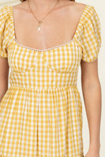 Load image into Gallery viewer, SARAH GINGHAM PRINT DRESS