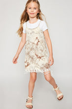 Load image into Gallery viewer, PENELOPE KIDS TIE DIE TAUPE DRESS