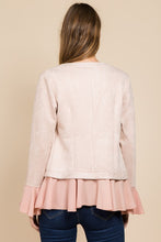 Load image into Gallery viewer, ELLA PINK RUFFLE JACKET