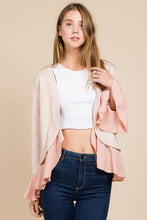 Load image into Gallery viewer, ELLA PINK RUFFLE JACKET