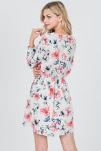 Load image into Gallery viewer, JANA FLORAL PRINT IVORY DRESS