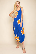 Load image into Gallery viewer, TAMMY FLORAL BLUE MAXI DRESS