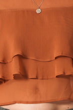 Load image into Gallery viewer, JOSEPHINE BROWN BELL SLEEVE TOP
