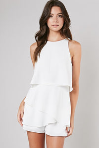 EMILY LAYER ME WHITE ROMPER