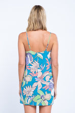 Load image into Gallery viewer, AMY BLUE FLORAL PRINT DRESS