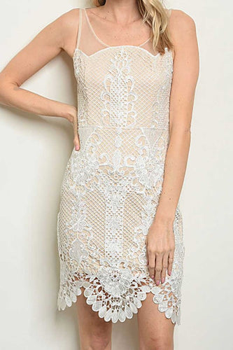 HANNAH IVORY LACE DRESS