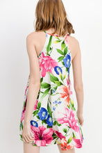 Load image into Gallery viewer, BONNIE OFF WHITE FLORAL DRESS