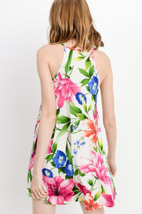 BONNIE OFF WHITE FLORAL DRESS