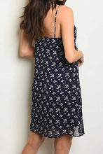 Load image into Gallery viewer, MARIA FLORAL NAVY DRESS