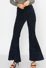 Load image into Gallery viewer, IRENE NAVY BELL BOTTOM CORDUROY PANTS