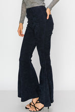Load image into Gallery viewer, IRENE NAVY BELL BOTTOM CORDUROY PANTS