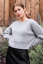 Load image into Gallery viewer, CALISTA GREY CHENILLE SWEATER