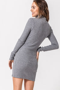 AMANDA RIBBED DRESS