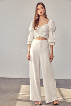 Load image into Gallery viewer, RACHEL RUFFLE RUCH FRONT TOP