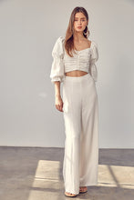 Load image into Gallery viewer, RACHEL RUFFLE RUCH FRONT TOP