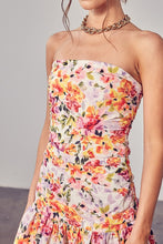 Load image into Gallery viewer, LACY TUBE FLORAL PRINT DRESS