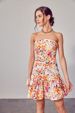 Load image into Gallery viewer, LACY TUBE FLORAL PRINT DRESS