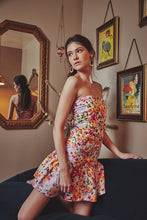 Load image into Gallery viewer, LACY TUBE FLORAL PRINT DRESS