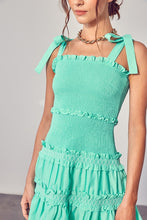 Load image into Gallery viewer, LORI SMOCKED DRESS