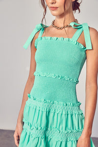 LORI SMOCKED DRESS
