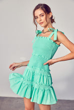 Load image into Gallery viewer, LORI SMOCKED DRESS