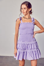 Load image into Gallery viewer, LORI SMOCKED DRESS