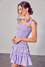 Load image into Gallery viewer, LORI SMOCKED DRESS