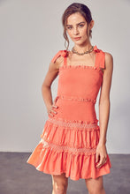 Load image into Gallery viewer, LORI SMOCKED DRESS