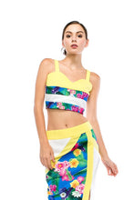 Load image into Gallery viewer, LUCA FLORAL CROP TOP &amp; SKIRT SET