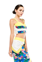 Load image into Gallery viewer, LUCA FLORAL CROP TOP &amp; SKIRT SET