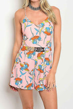 Load image into Gallery viewer, ISLA PINK FLORAL ROMPER
