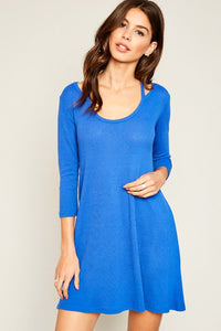 TILLY BLUE A LINE DRESS