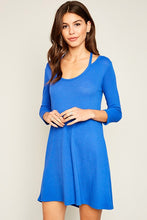 Load image into Gallery viewer, TILLY BLUE A LINE DRESS