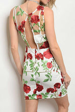 Load image into Gallery viewer, TANYA CROCHET MESH FLORAL DRESS
