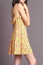 Load image into Gallery viewer, FINLEY YELLOW FLORAL DRESS
