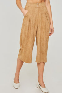 AMY TAN PLEATED CULOTTE PANT