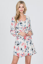 Load image into Gallery viewer, JANA FLORAL PRINT IVORY DRESS