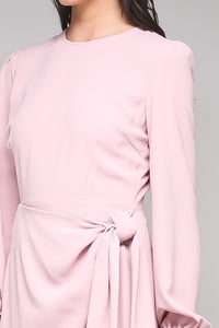 JANE BLUSH LIKE A ROSE TIE DRESS