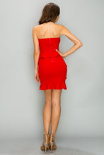 Load image into Gallery viewer, ANNIE TIERED RED DRESS