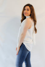 Load image into Gallery viewer, TARA HALTER WHITE TOP